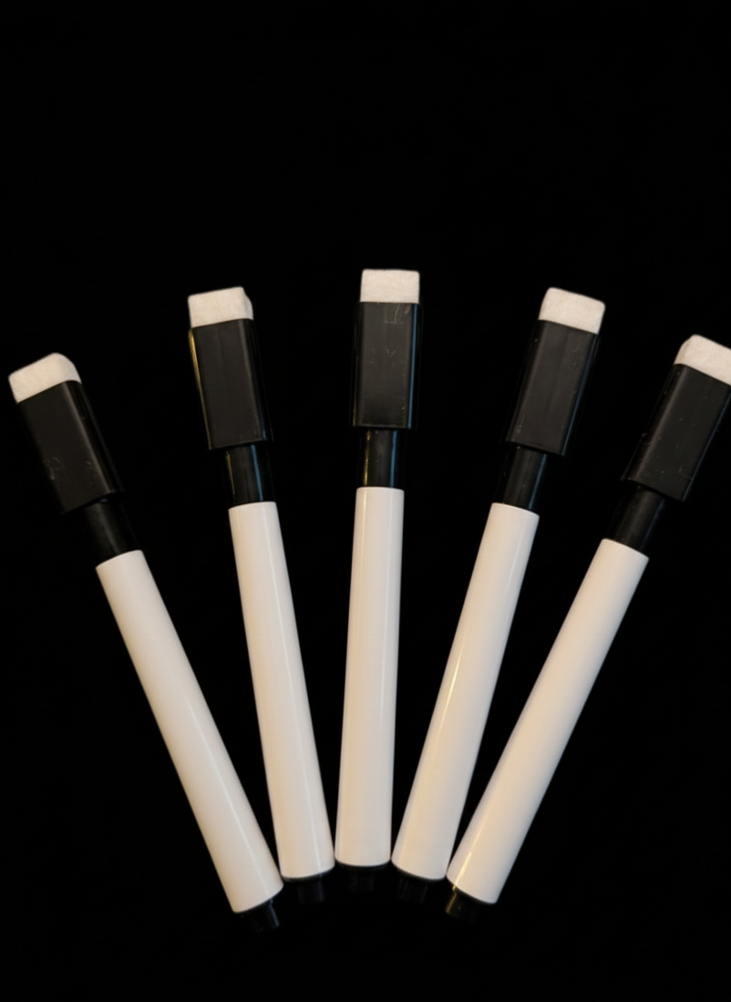 Whiteboardpennor med sudd (5-pack)