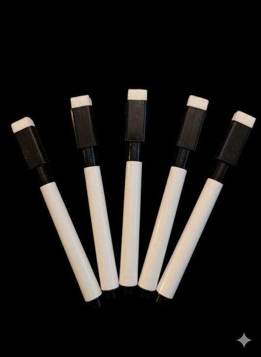 Whiteboardpennor med sudd (5-pack)